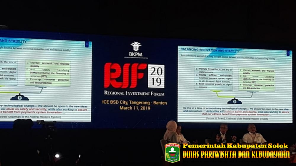 RIF 2019  Regional Invesment Forum ICE BSD City Tangerang Banten